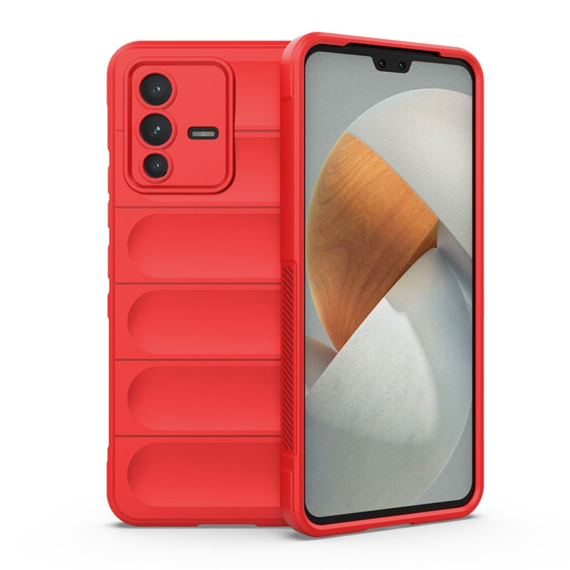 vivo S12 Magic Shield TPU + Flannel Phone Case - Stylish, Durable, and Lightweight Protection