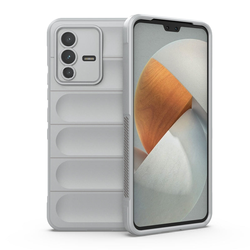 vivo S12 Magic Shield TPU + Flannel Phone Case - Stylish, Durable, and Lightweight Protection