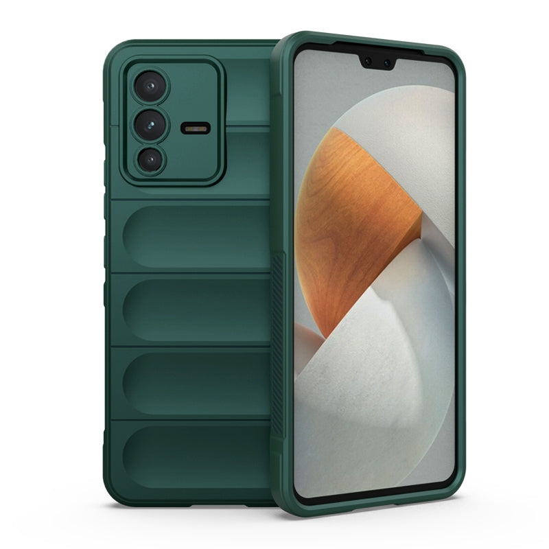 vivo S12 Magic Shield TPU + Flannel Phone Case - Stylish, Durable, and Lightweight Protection