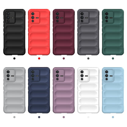 vivo S12 Magic Shield TPU + Flannel Phone Case - Stylish, Durable, and Lightweight Protection