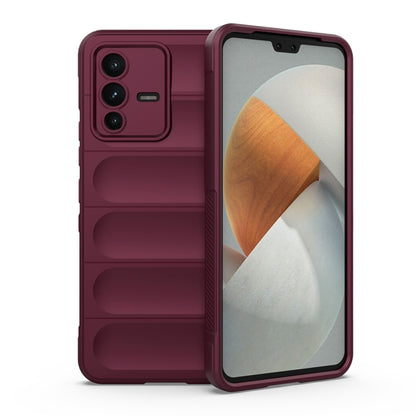 vivo S12 Magic Shield TPU + Flannel Phone Case - Stylish, Durable, and Lightweight Protection