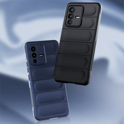 vivo S12 Magic Shield TPU + Flannel Phone Case - Stylish, Durable, and Lightweight Protection