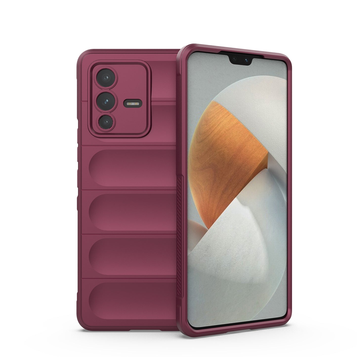 vivo S12 Pro Magic Shield TPU + Flannel Phone Case - Stylish, Durable, and Lightweight Protection