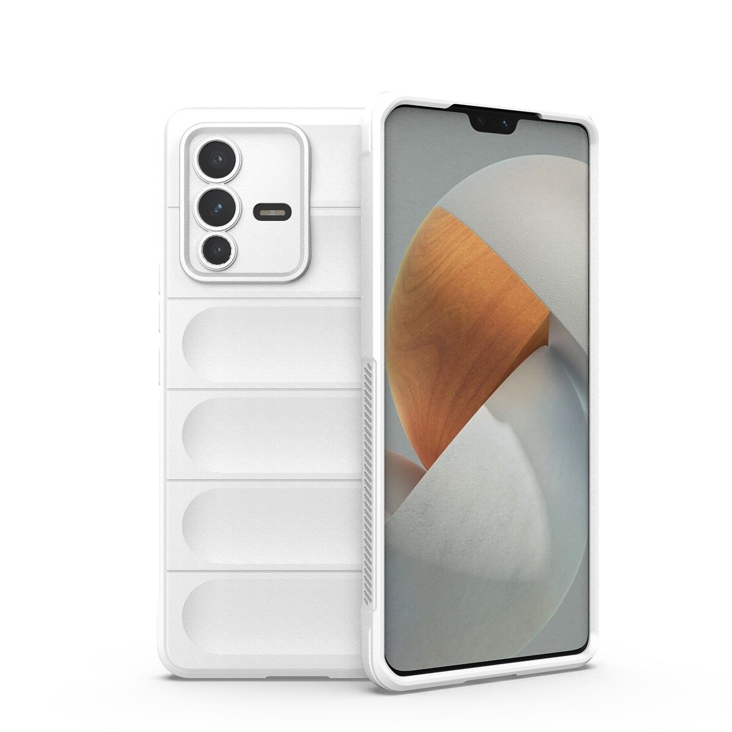 vivo S12 Pro Magic Shield TPU + Flannel Phone Case - Stylish, Durable, and Lightweight Protection