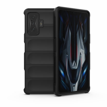 Xiaomi Redmi K50 Gaming Magic Shield TPU + Flannel Phone Case - Stylish, Durable, and Lightweight Protection