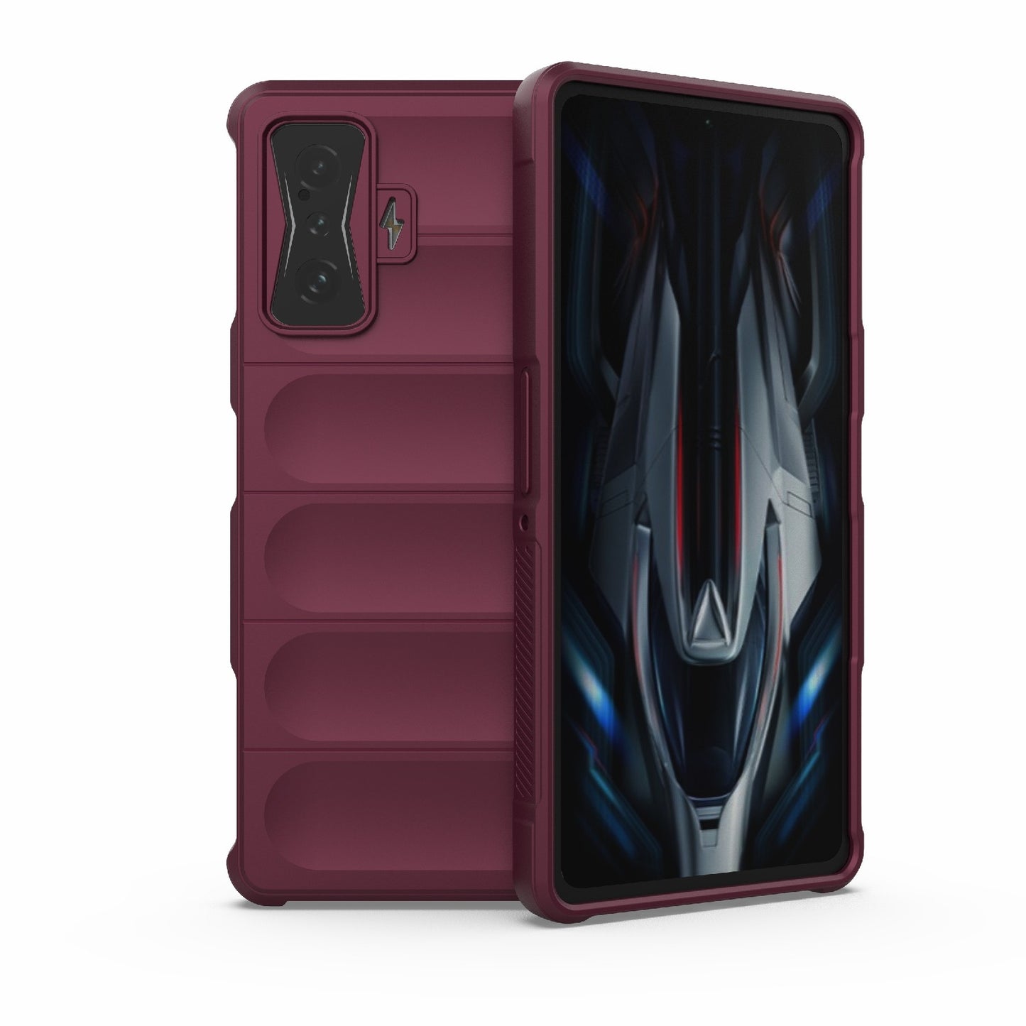 Xiaomi Redmi K50 Gaming Magic Shield TPU + Flannel Phone Case - Stylish, Durable, and Lightweight Protection