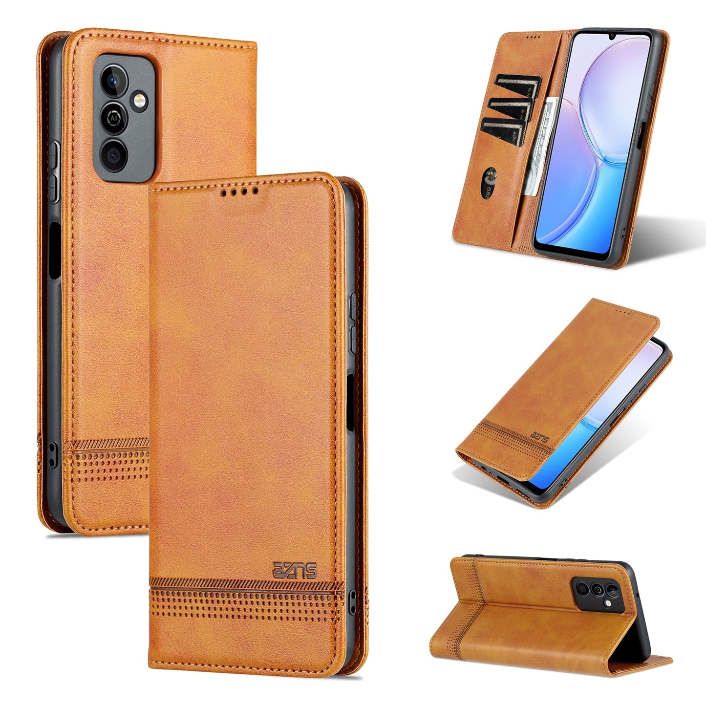 Huawei Maimang 11 Leather Wallet Case with Card Holder & Magnetic Closure