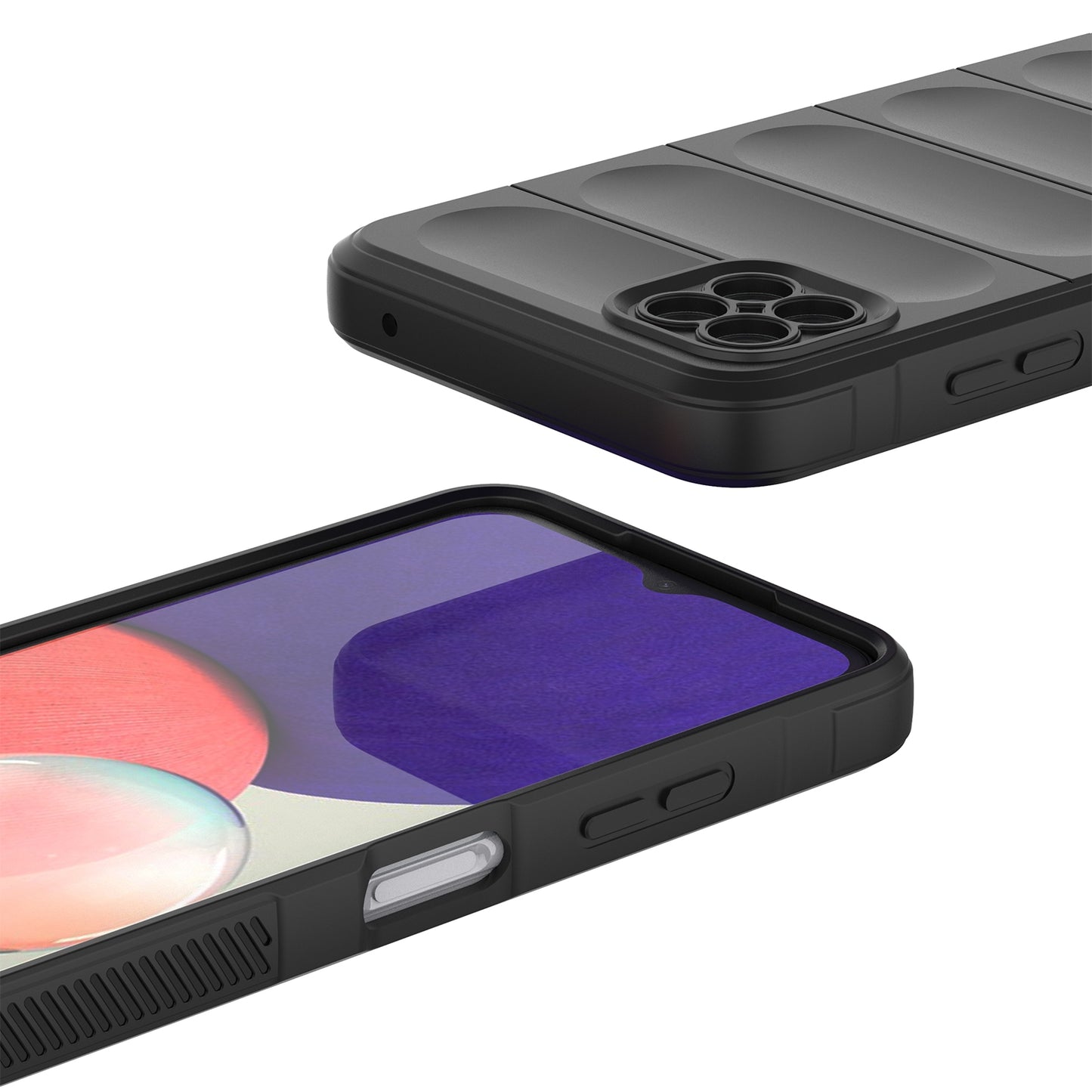 Samsung Galaxy A22 5G Magic Shield TPU + Flannel Phone Case - Stylish, Durable, and Lightweight Protection