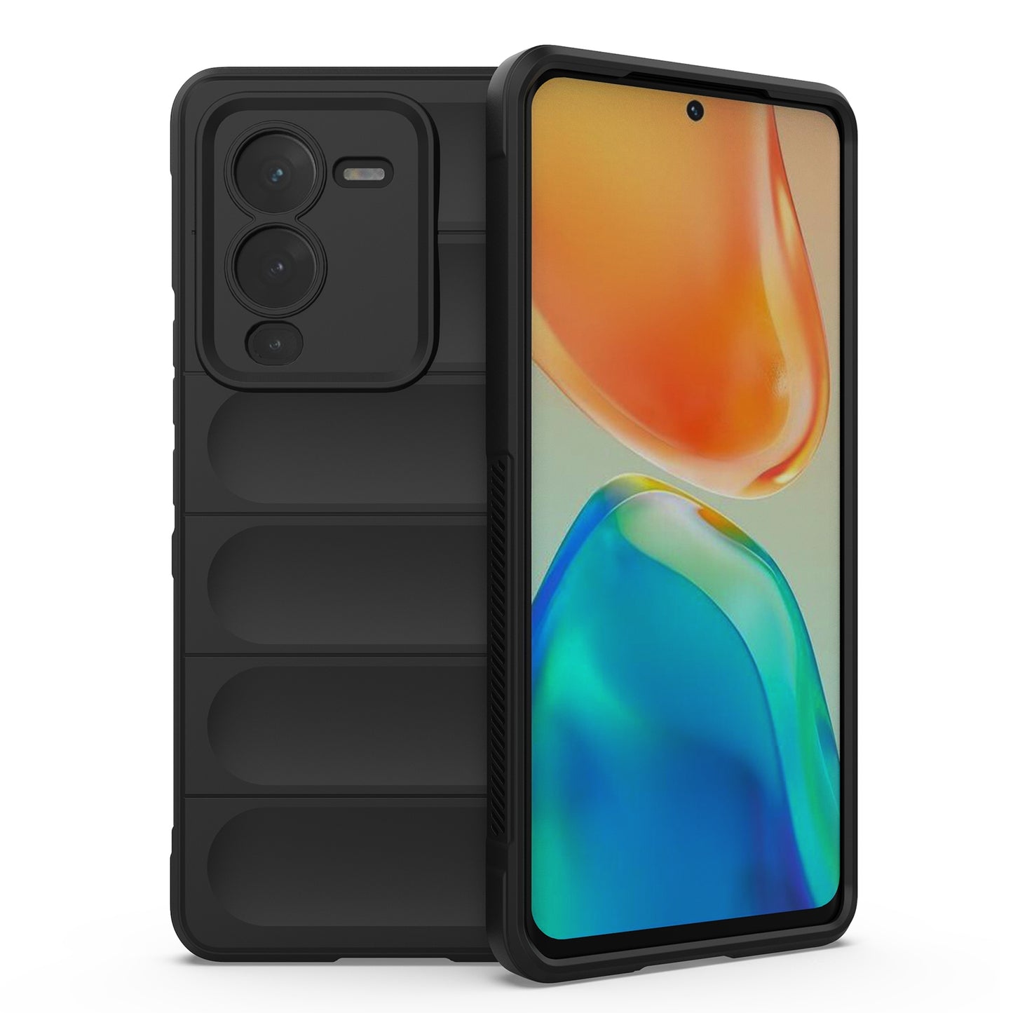 vivo S15 Pro 5G Magic Shield TPU + Flannel Phone Case - Stylish, Durable, and Lightweight Protection