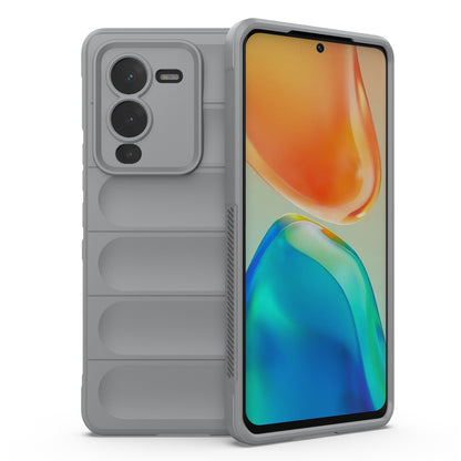 vivo S15 Pro 5G Magic Shield TPU + Flannel Phone Case - Stylish, Durable, and Lightweight Protection