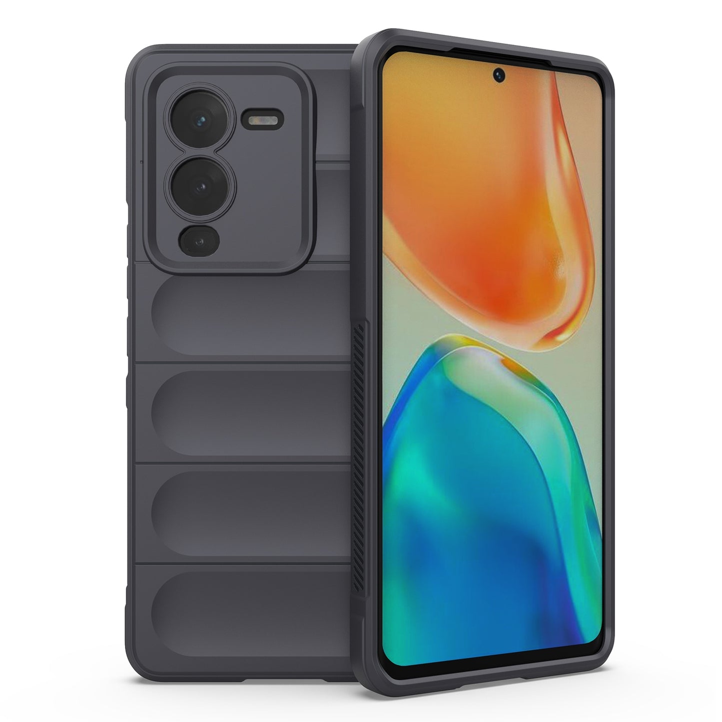 vivo S15 Pro 5G Magic Shield TPU + Flannel Phone Case - Stylish, Durable, and Lightweight Protection