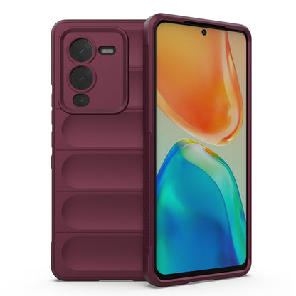 vivo S15 Pro 5G Magic Shield TPU + Flannel Phone Case - Stylish, Durable, and Lightweight Protection