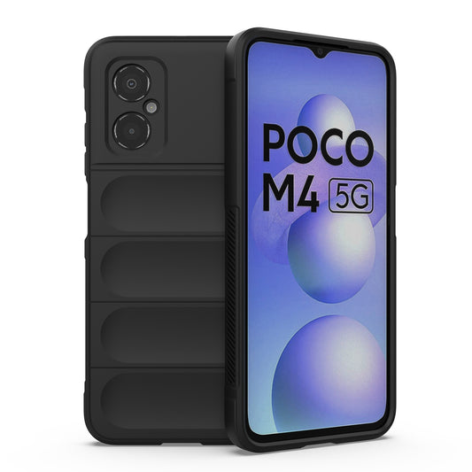 Xiaomi Poco M4 5G Magic Shield TPU + Flannel Phone Case - Stylish, Durable, and Lightweight Protection