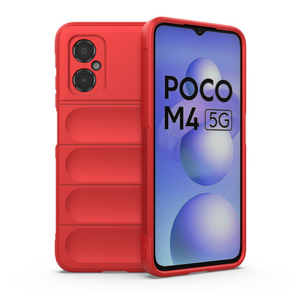 Xiaomi Poco M4 5G Magic Shield TPU + Flannel Phone Case - Stylish, Durable, and Lightweight Protection