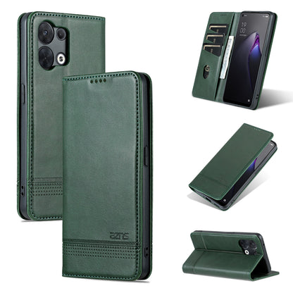 OPPO Reno8 Pro Leather Wallet Case with Card Holder & Magnetic Closure