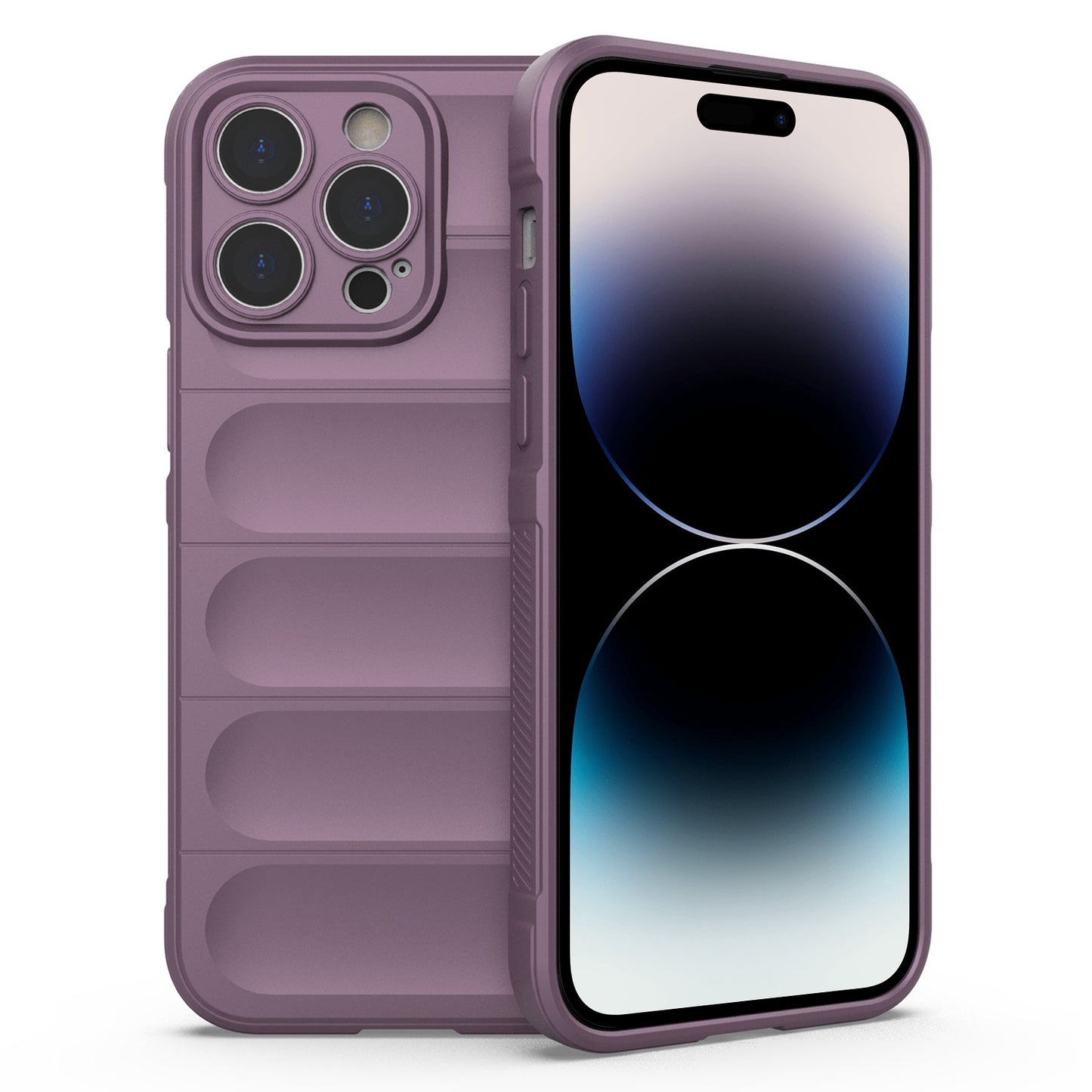 iPhone 14 Pro Max Magic Shield TPU + Flannel Phone Case - Stylish, Durable, and Lightweight Protection