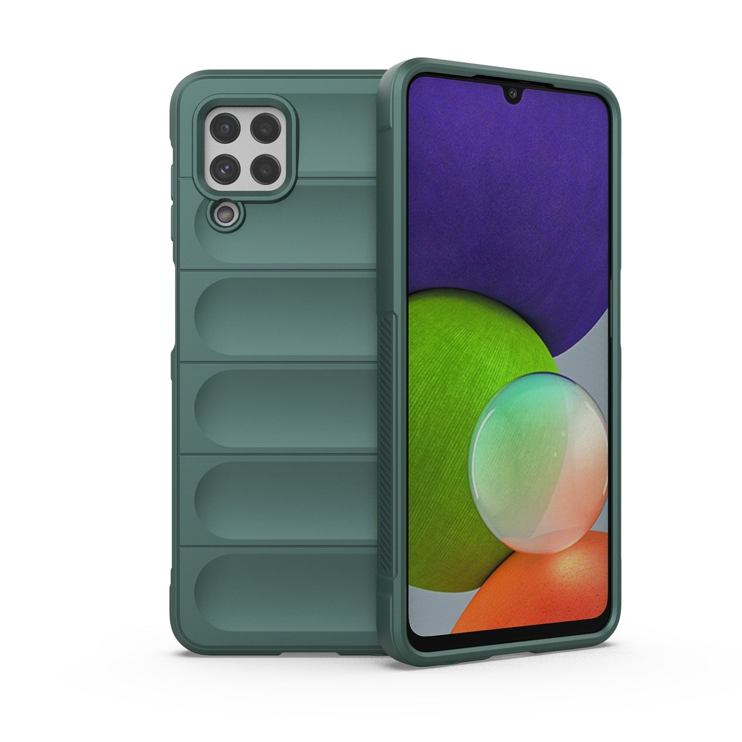 Samsung Galaxy M32 Magic Shield TPU + Flannel Phone Case - Stylish, Durable, and Lightweight Protection