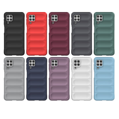 Samsung Galaxy M32 Magic Shield TPU + Flannel Phone Case - Stylish, Durable, and Lightweight Protection