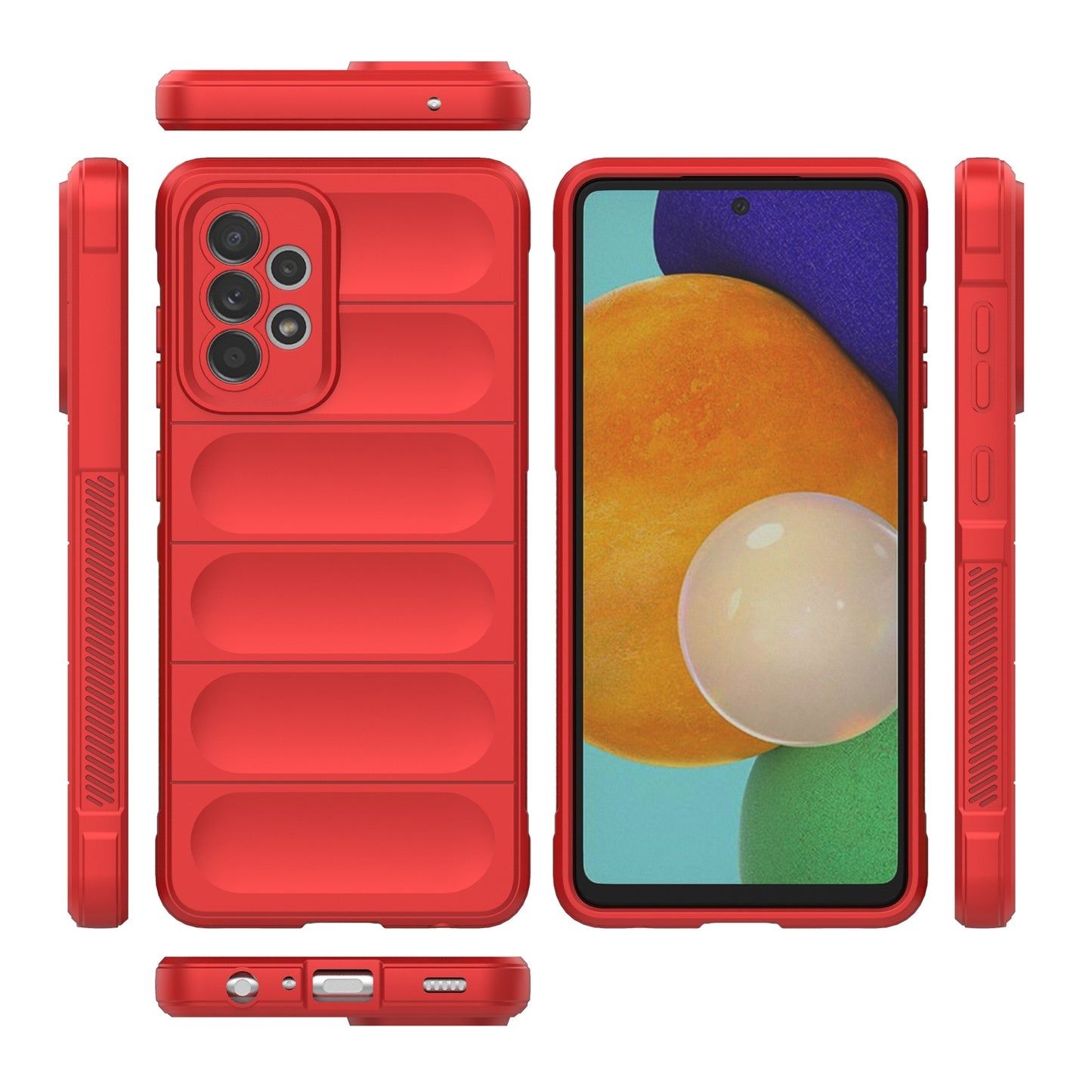 Samsung Galaxy A52 5G Magic Shield TPU + Flannel Phone Case - Stylish, Durable, and Lightweight Protection