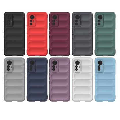 Xiaomi 12 Lite Magic Shield TPU + Flannel Phone Case - Stylish, Durable, and Lightweight Protection