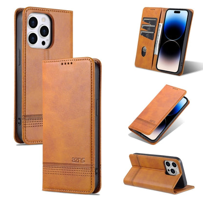 iPhone 14 Pro Max Leather Wallet Case with Card Holder & Magnetic Closure