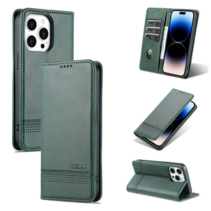 iPhone 14 Pro Max Leather Wallet Case with Card Holder & Magnetic Closure