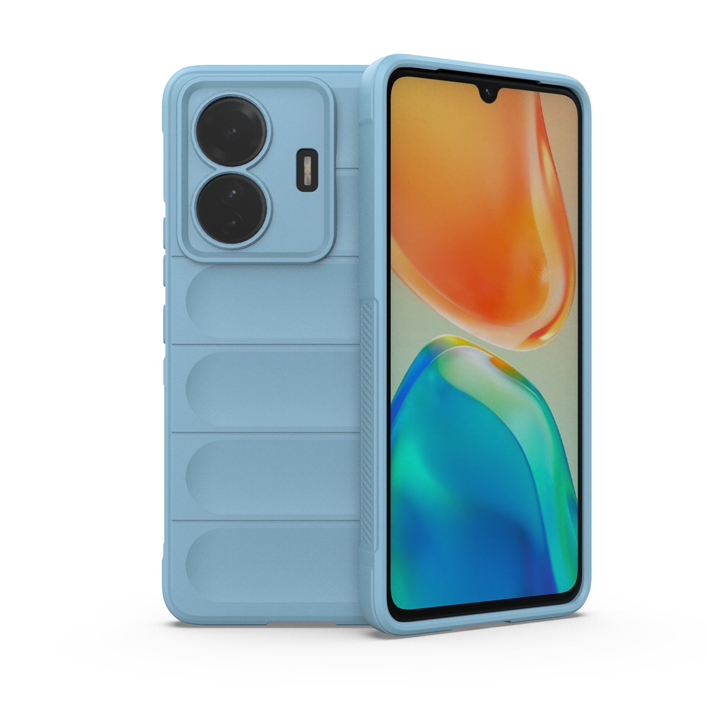 vivo s15e Magic Shield TPU + Flannel Phone Case - Stylish, Durable, and Lightweight Protection