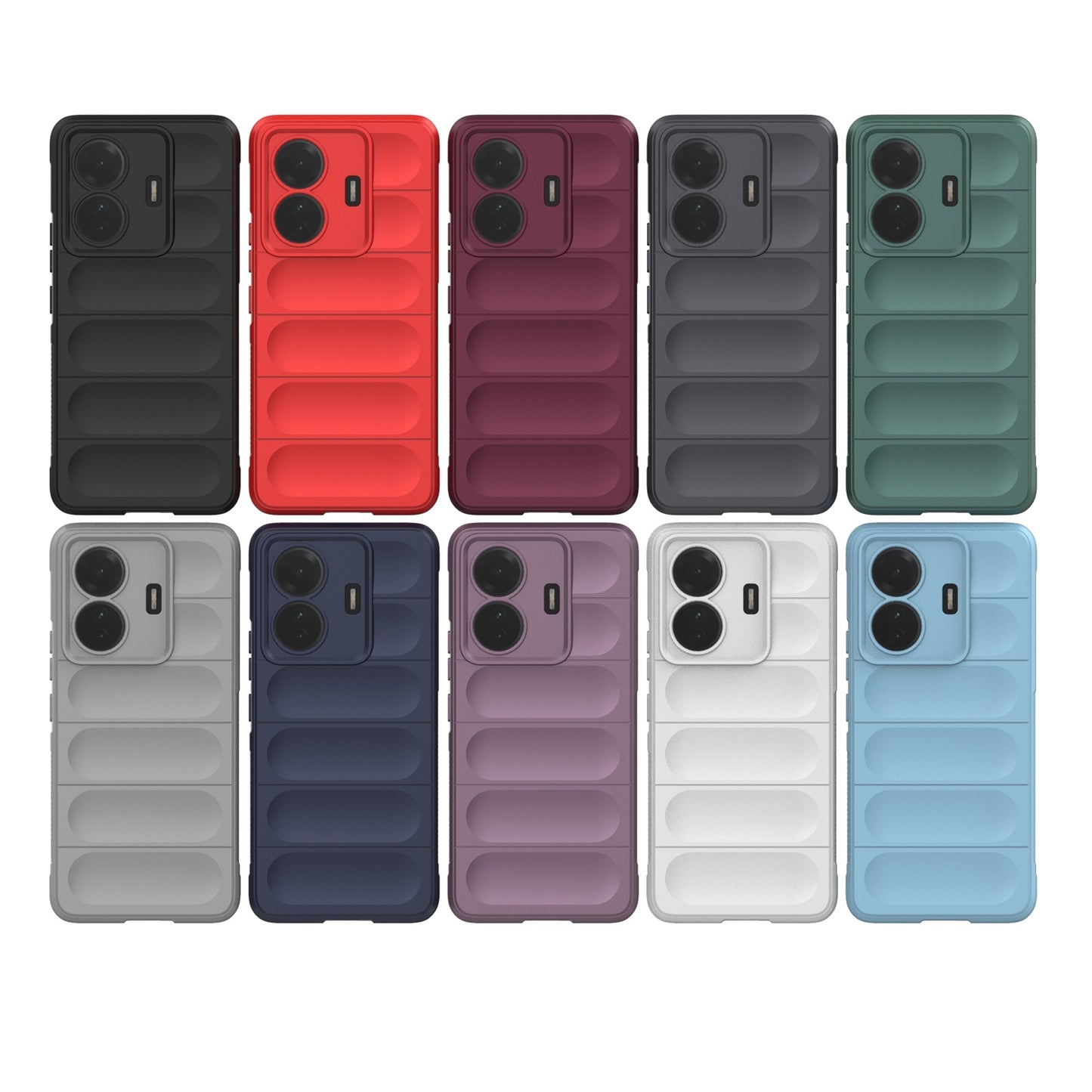 vivo s15e Magic Shield TPU + Flannel Phone Case - Stylish, Durable, and Lightweight Protection