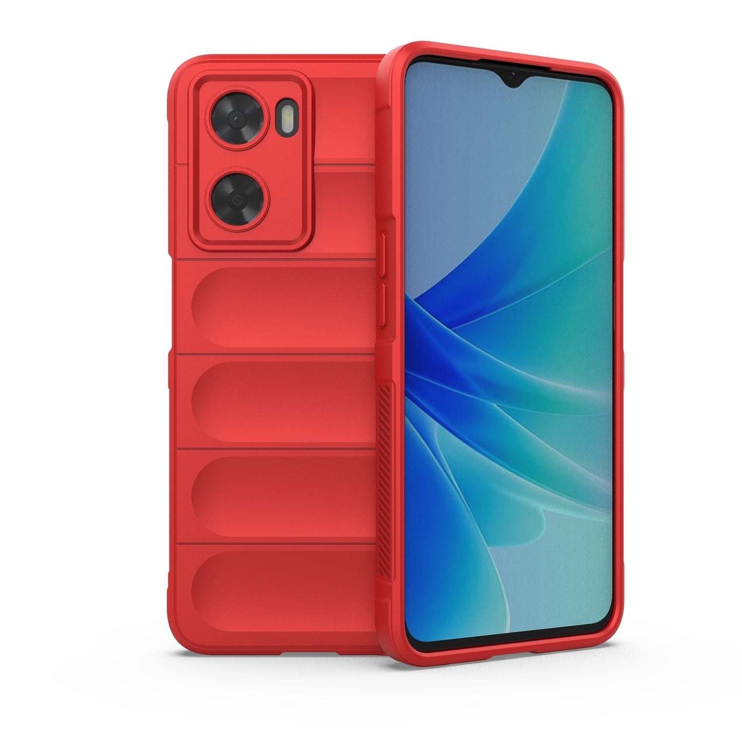 OPPO A57 4G Global Magic Shield TPU + Flannel Phone Case - Stylish, Durable, and Lightweight Protection