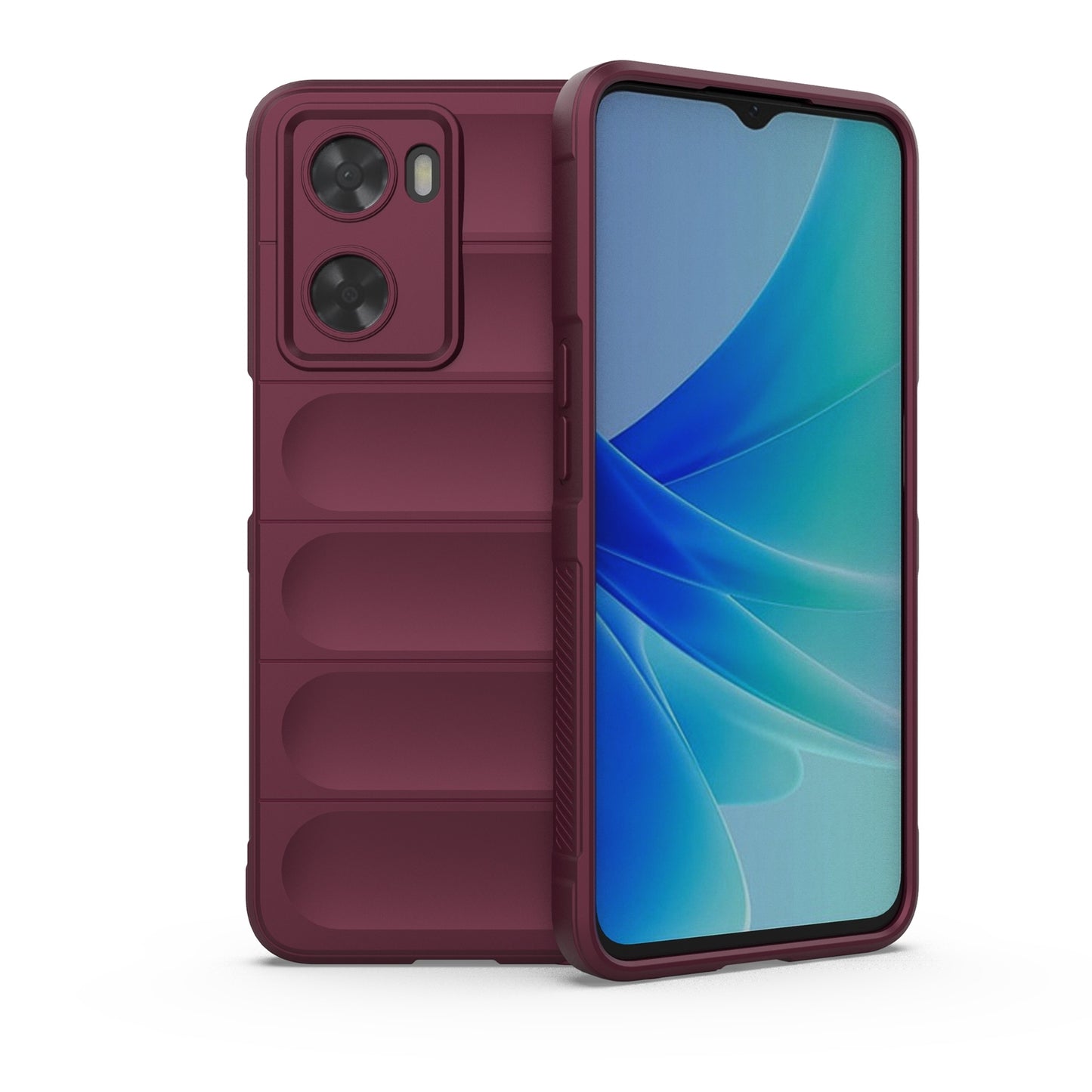 OPPO A57 4G Global Magic Shield TPU + Flannel Phone Case - Stylish, Durable, and Lightweight Protection