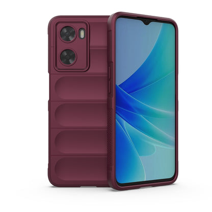 OPPO A57 4G Global Magic Shield TPU + Flannel Phone Case - Stylish, Durable, and Lightweight Protection