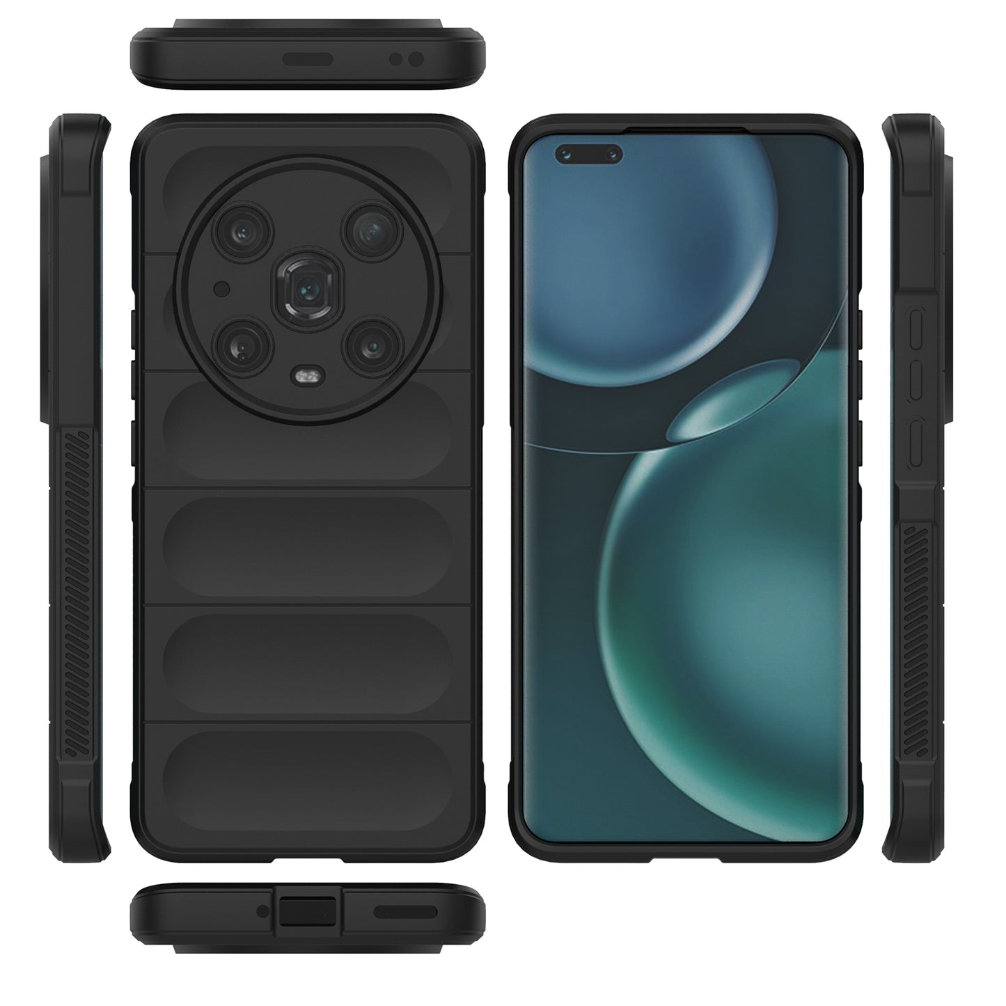 Honor Magic4 Pro Magic Shield TPU + Flannel Phone Case - Stylish, Durable, and Lightweight Protection