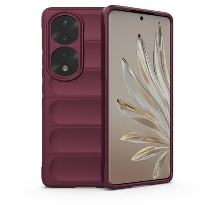 Honor 70 Pro 5G Magic Shield TPU + Flannel Phone Case - Stylish, Durable, and Lightweight Protection