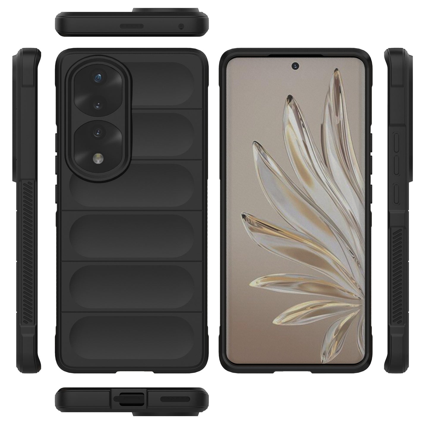 Honor 70 Pro 5G Magic Shield TPU + Flannel Phone Case - Stylish, Durable, and Lightweight Protection