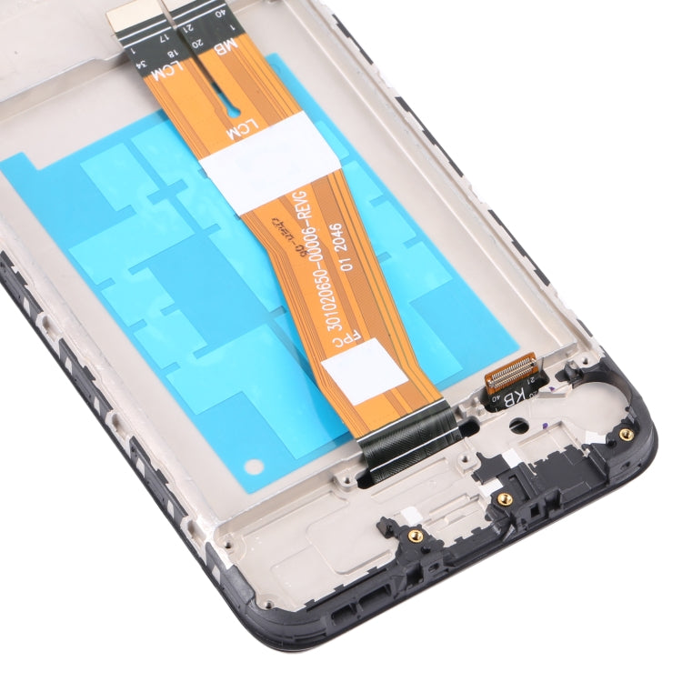 OEM LCD Screen Assembly with Frame for Samsung Galaxy A02s (SM-A025F) - Touch Digitizer Replacement