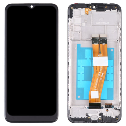 OEM LCD Screen & Digitizer Assembly with Frame for Samsung Galaxy A03s (SM-A037G/A037M) - Full Replacement