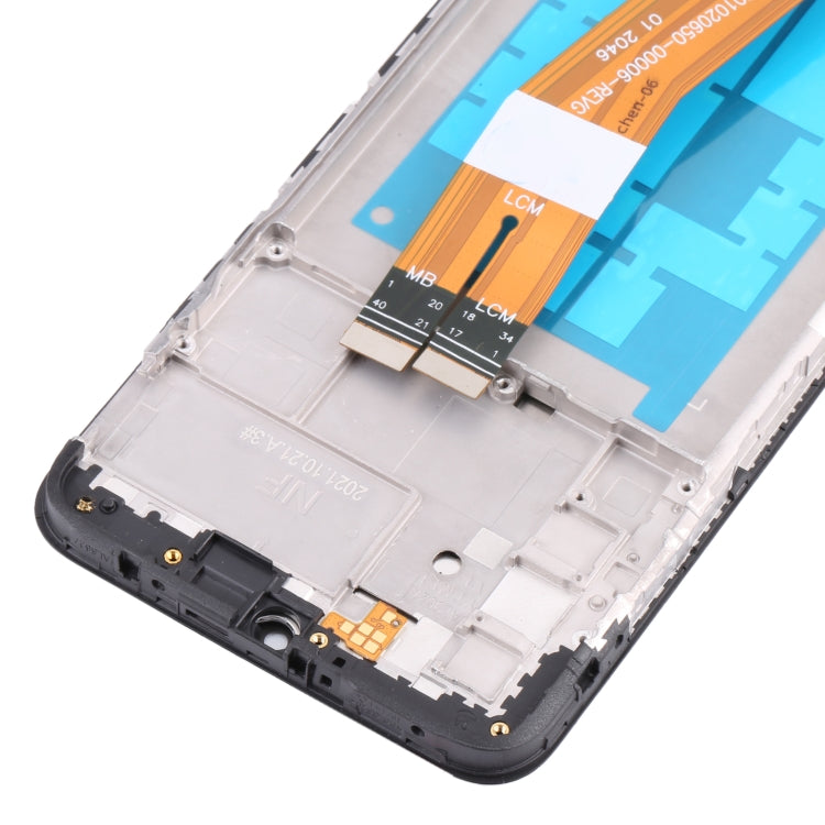 OEM LCD Screen & Digitizer Assembly with Frame for Samsung Galaxy A03s (SM-A037G/A037M) - Full Replacement