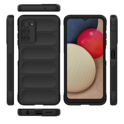 Samsung Galaxy A03s Version 165.8mm Magic Shield TPU + Flannel Phone Case - Stylish, Durable, and Lightweight Protection