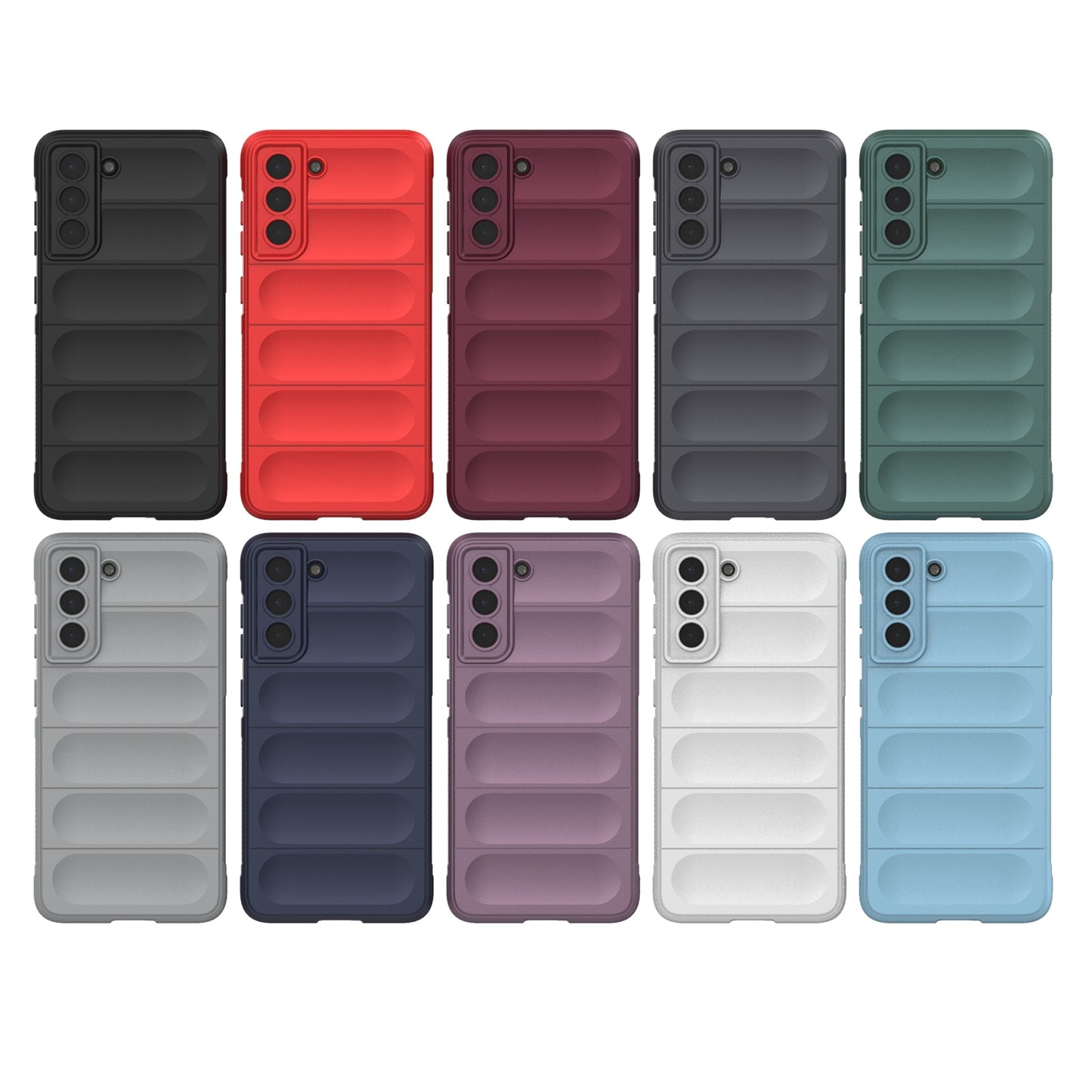 Samsung Galaxy S21 FE Magic Shield TPU + Flannel Phone Case - Stylish, Durable, and Lightweight Protection