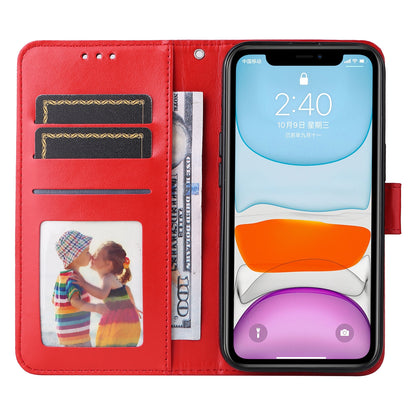 iPhone 11 Sunflower Embossed Leather Wallet Phone Case with Kickstand and Card Holder