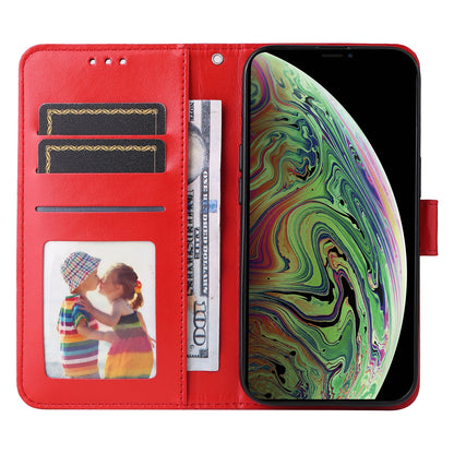 iPhone XS Max Sunflower Embossed Leather Wallet Phone Case with Kickstand and Card Holder