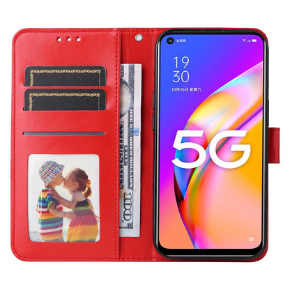 OPPO A74 5G Sunflower Embossed Leather Wallet Phone Case with Kickstand and Card Holder