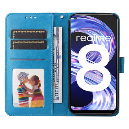 OPPO Find X5 Pro Sunflower Embossed Leather Wallet Phone Case with Kickstand and Card Holder