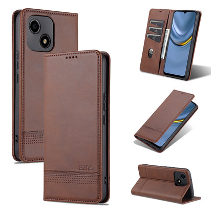 Honor Play 30 Leather Wallet Case with Card Holder & Magnetic Closure