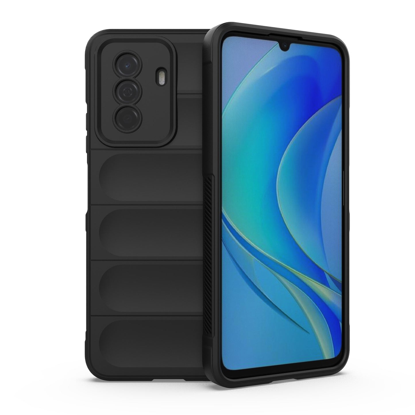 Huawei Enjoy 50 4G Magic Shield TPU + Flannel Phone Case - Stylish, Durable, and Lightweight Protection