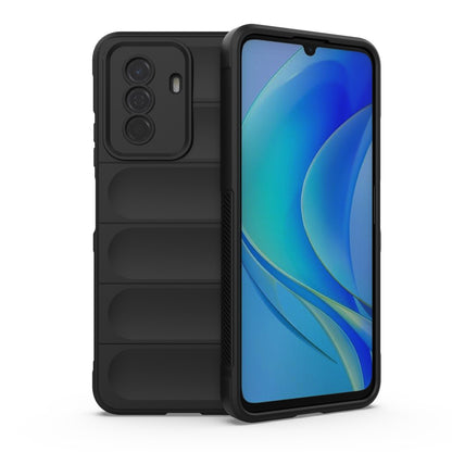 Huawei Enjoy 50 4G Magic Shield TPU + Flannel Phone Case - Stylish, Durable, and Lightweight Protection