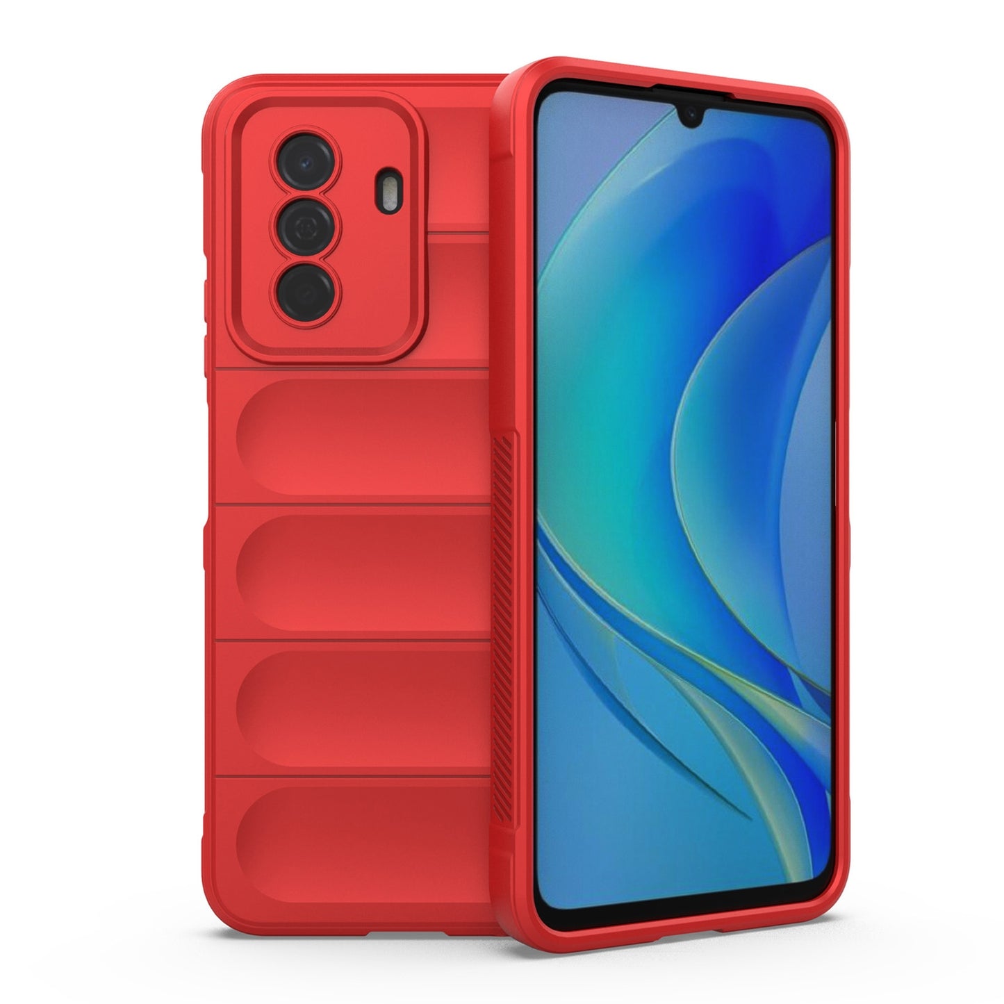 Huawei Enjoy 50 4G Magic Shield TPU + Flannel Phone Case - Stylish, Durable, and Lightweight Protection