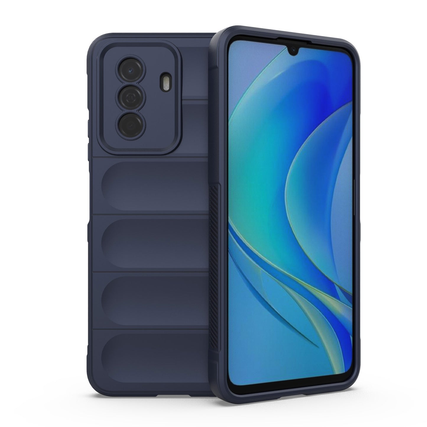 Huawei Enjoy 50 4G Magic Shield TPU + Flannel Phone Case - Stylish, Durable, and Lightweight Protection