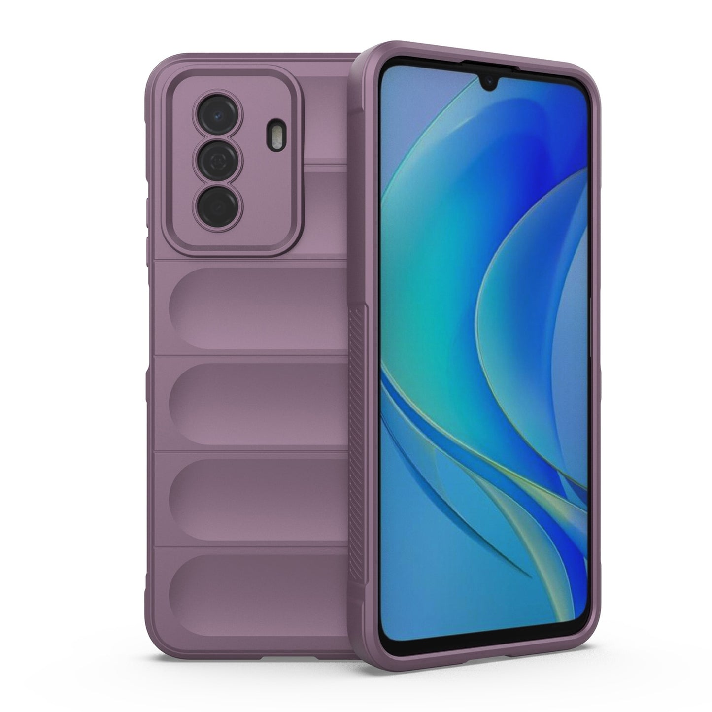 Huawei Enjoy 50 4G Magic Shield TPU + Flannel Phone Case - Stylish, Durable, and Lightweight Protection