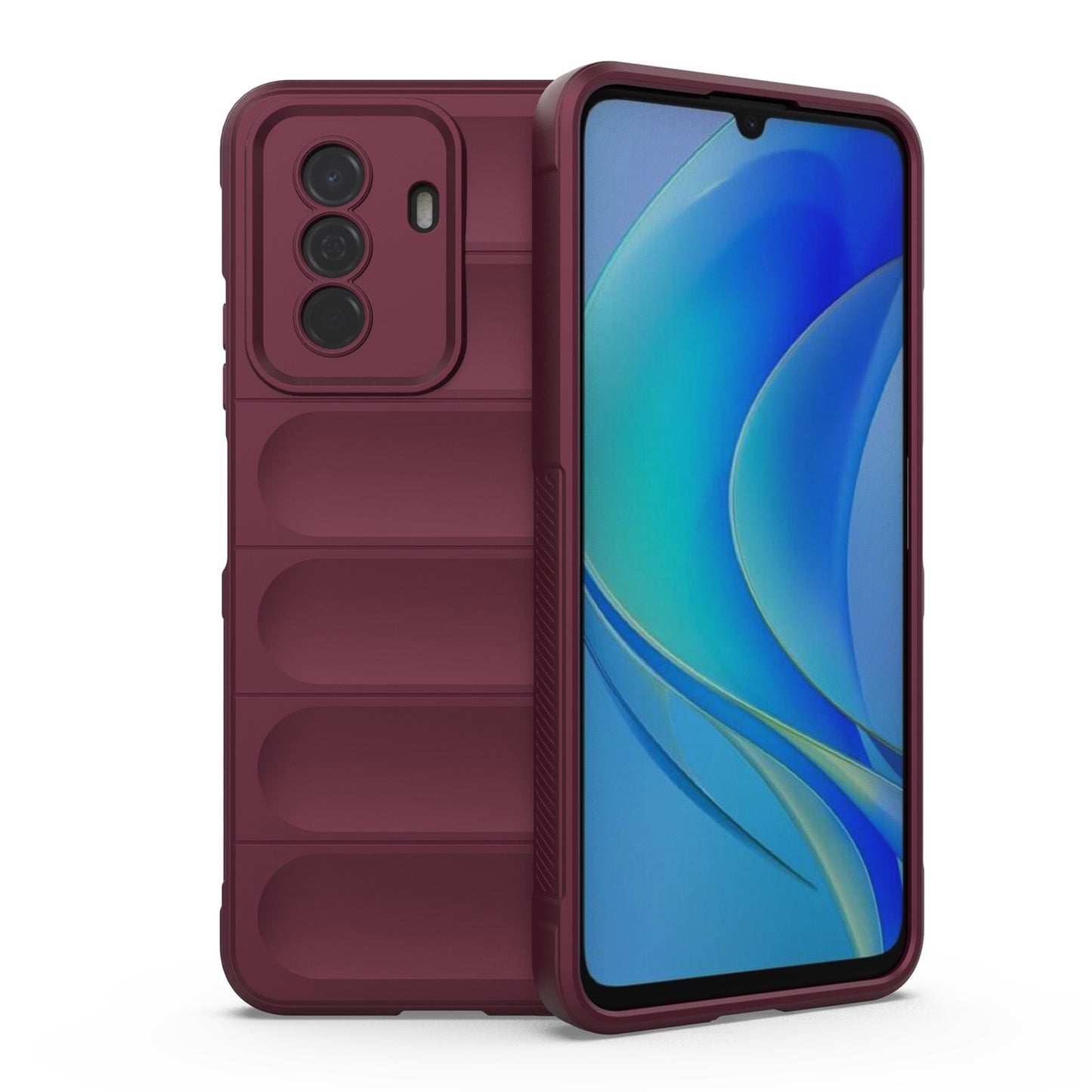 Huawei Enjoy 50 4G Magic Shield TPU + Flannel Phone Case - Stylish, Durable, and Lightweight Protection